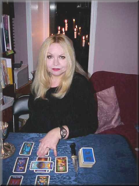 Anstria reading tarot cards